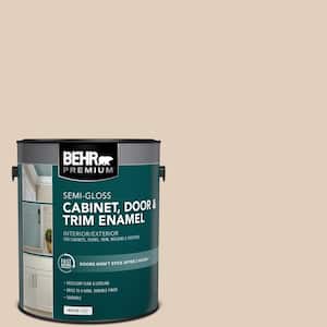 1 gal. #N240-2 Adobe Sand Semi-Gloss Enamel Interior/Exterior Cabinet, Door & Trim Paint