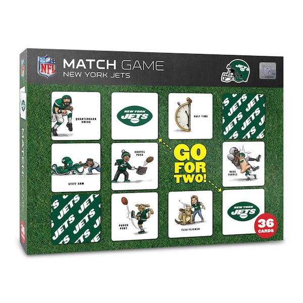 YouTheFan NFL New York Jets Licensed Memory Match Game 2501659