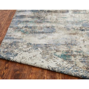 Remy Multi-Colored 7 ft. x 9 ft. Abstract Area Rug