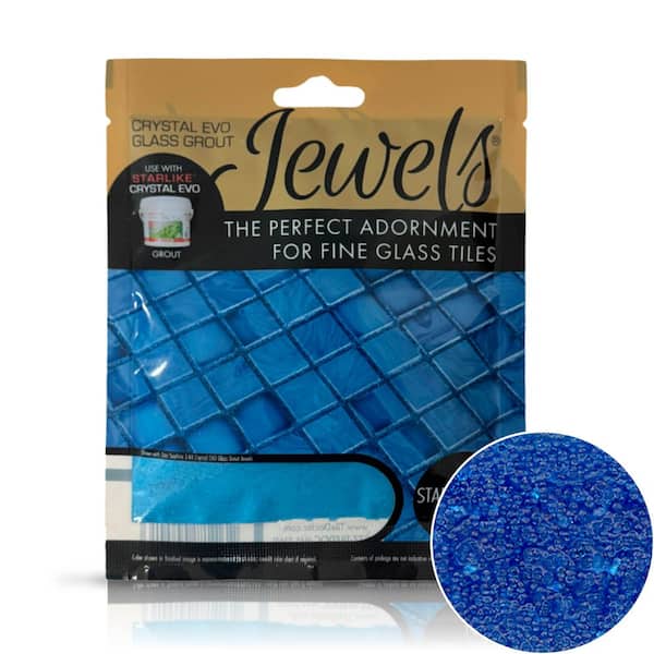 The Tile Doctor Crystal Glass Grout Jewels Star Sapphire 75 grams (1-Pack)