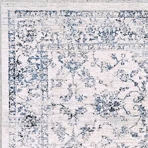 Carson 9 ft. X 12 ft. Blue/Ivory Floral Indoor Area Rug