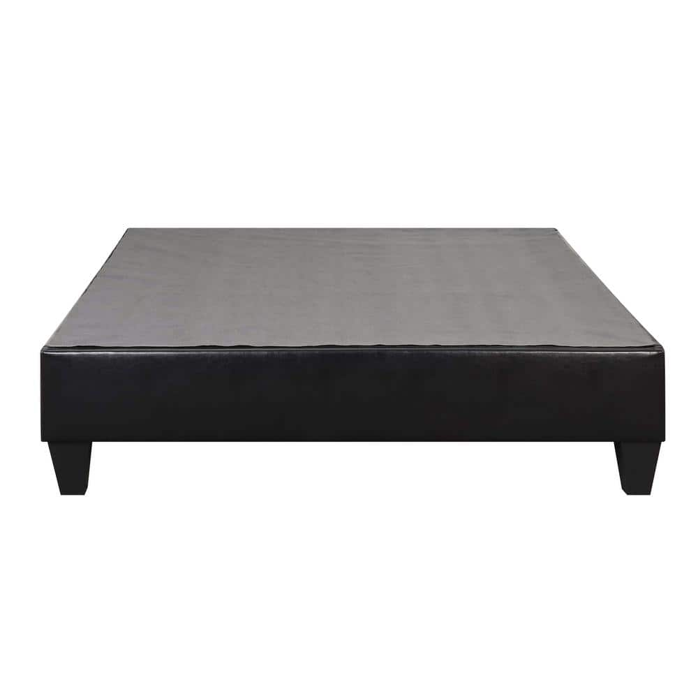 Abby Black Queen Platform Bed Ubb102qbbo The Home Depot