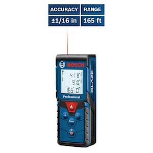 BLAZE 165 ft. Laser Distance Tape Measuring Tool with Area and Volume
