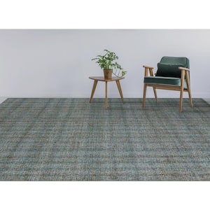 Laurel 5 ft. X 8 ft. Blue Spruce Plaid Area Rug