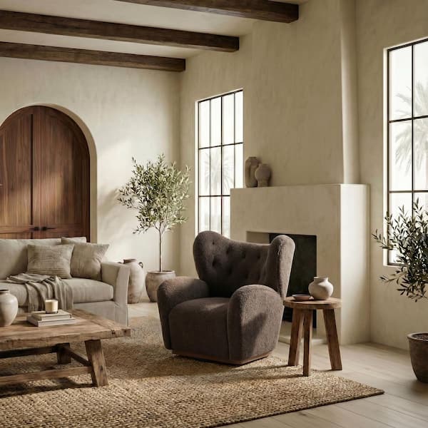 Galloway Dark Brown Arm Chair