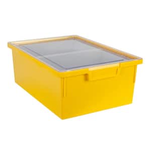 Bin/ Tote/ Tray Divider Kit - Double Depth 6" Bin in Primary Yellow - 1 pack