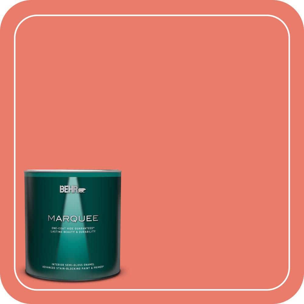 1 qt. #180B-5 Cool Lava Semi-Gloss Enamel Interior Paint & Primer price history on PriceWatchPro
