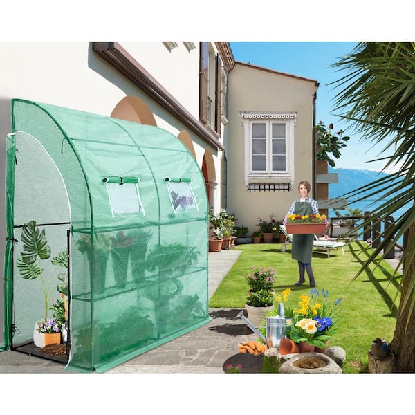 ABCCANOPY 39 in. W x 80 in. D x 85 in. H Portable Gardening Greenhouse  NF9x4 PE Greenhouse The Home Depot
