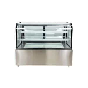 60 in. W 18.9 cu. ft. Commercial Bakery Refrigerator Case in Stainless