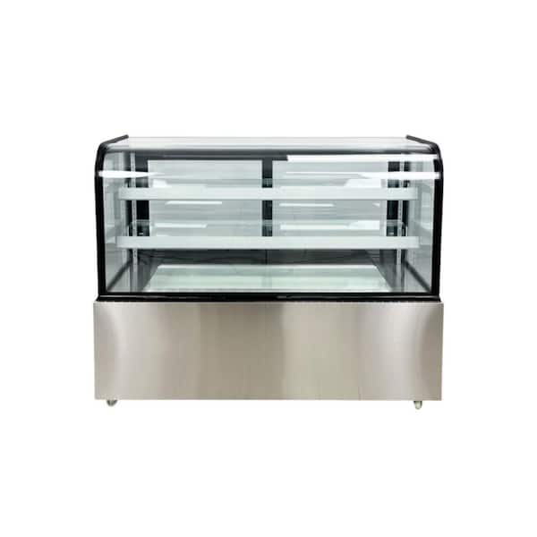 Cooler Depot 60 in. W 18.9 cu. ft. Commercial Bakery Refrigerator Case in Stainless