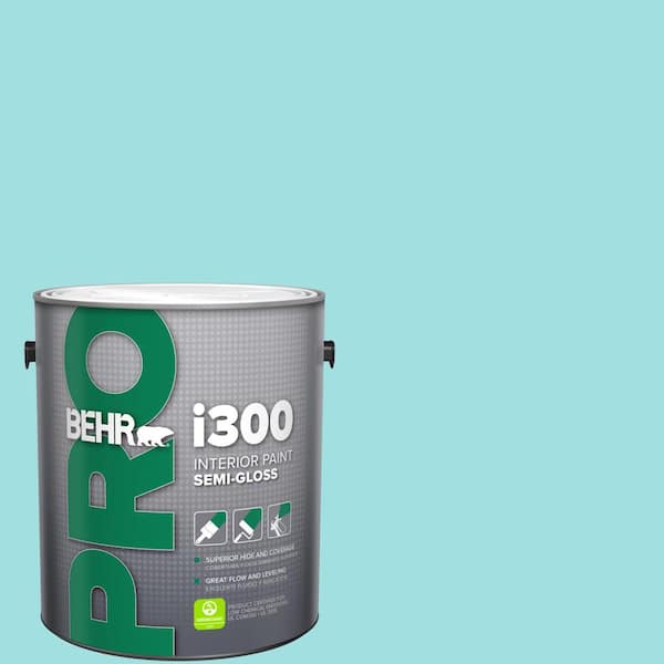 BEHR PRO 1 gal. #CE-02 Mermaid Tears Semi-Gloss Interior Paint