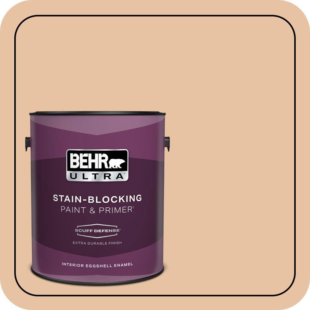 1 gal. #260E-3 Pueblo Sand Extra Durable Eggshell Enamel Interior Paint & Primer price history on PriceWatchPro