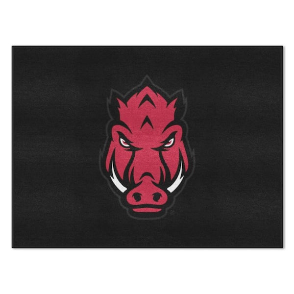 FANMATS Arkansas Razorbacks All-Star Black 3 ft. x 4 ft. Area Rug