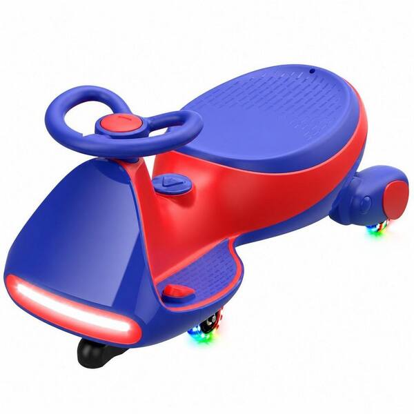 Electric Wiggle Car with Pedal Scooter, 2 in 1 Swing Car, 2 Speeds Max 4 Mph, Anti-Rollover