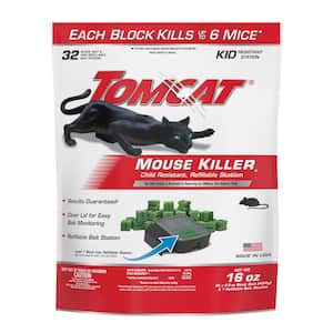 Mouse Killer(e) Child Resistant, Refillable Station with 32 0.5 oz. Refills