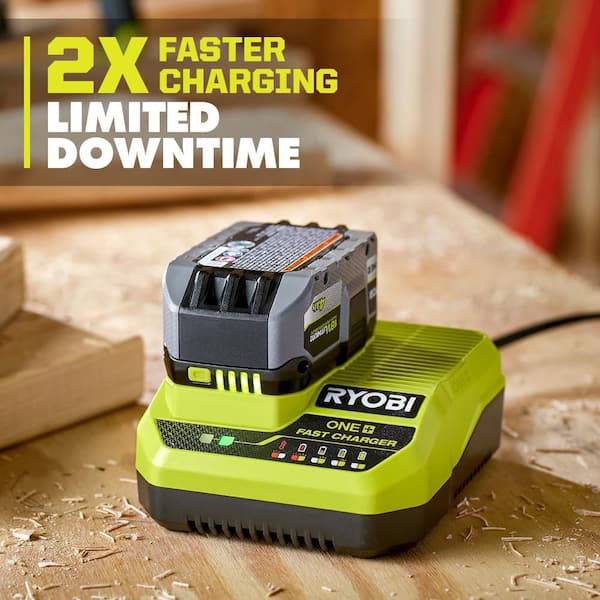 RYOBI ONE+ 18V Fast Charger PCG004 - The Home Depot