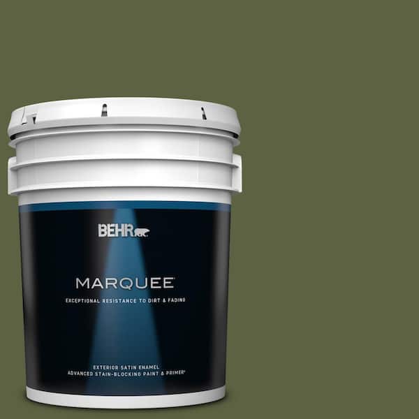 BEHR MARQUEE 5 gal. #S360-7 Down to Earth Satin Enamel Exterior Paint & Primer