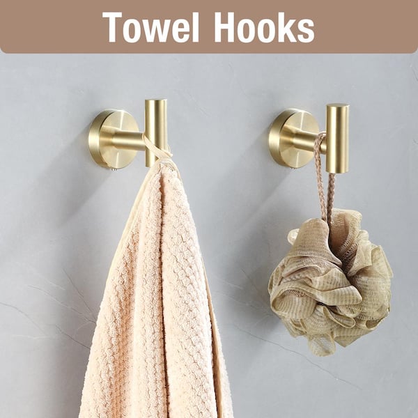 YSQCAR 12-Piece Bathroom Hardware Set with Towel Ring Toilet
