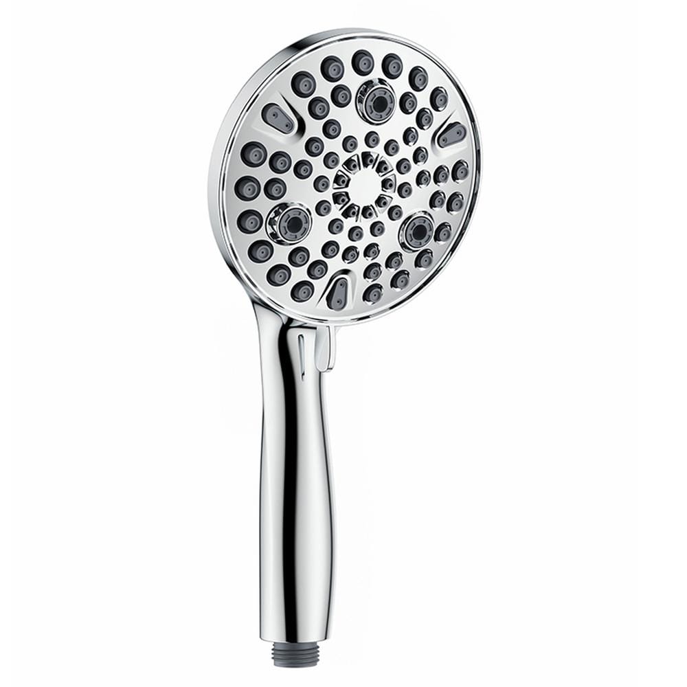 Chrome 10-Function Handheld Shower with Filter and Wall Mount
