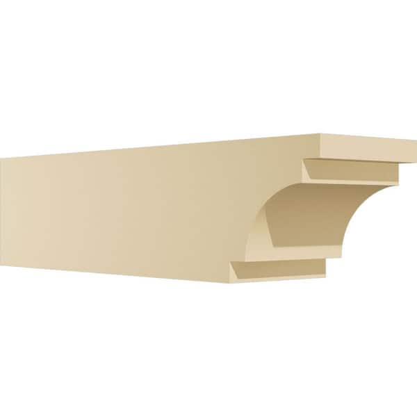 Ekena Millwork Standard Mediterranean 6 in. W x 6 in. H x 24 in. D Polyurethane Rafter Tail Outlooker