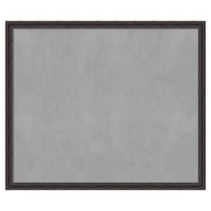 Rustic Pin.e Brown Narrow 51 in. x 43 in. Framed Magnetic Board