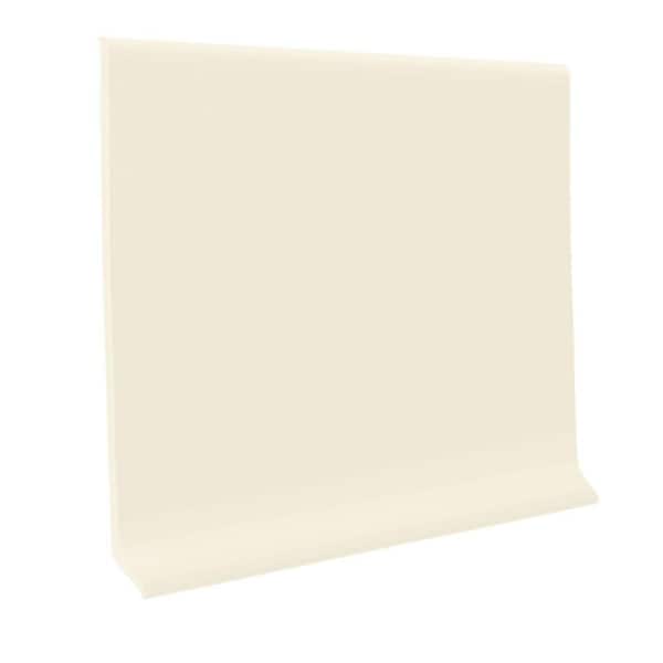 ROPPE Almond 4 in. x 1/8 in. x 48 in. Vinyl Wall Cove Base (30-Pieces)