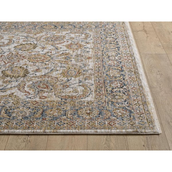 Ivy Ivory 9 ft. x 12 ft. Vintage Moroccan Area Rug