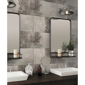 Saga 11.4 in. x 39.3 in. Gray Ceramic Matte Floor and Wall Tile (6.24 sq. ft./case) 2-Pack
