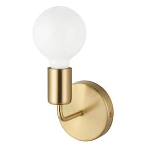 Avondale 1-Light Brushed Gold Wall Sconce