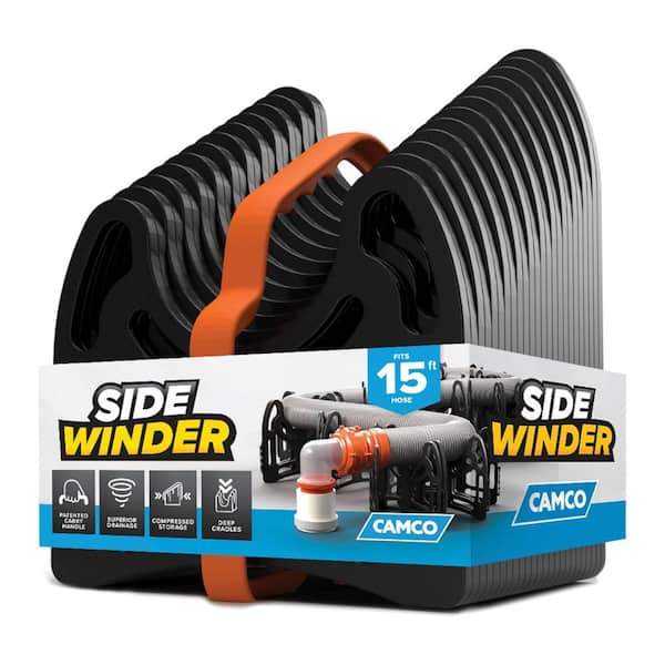 Sidewinder 15 ft. RV Sewer Hose Support, Gravity Flow Tool for Sewer Drainage