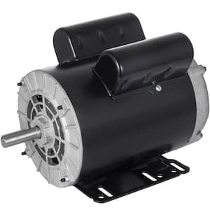 3 HP Air Compressor Motor 5/8 in. Shaft AC Electric Motor Single Phase 3450 RPM ODP 56 Frame SPL Rot-CCW 115/230 Volt