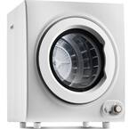 2.65 cu. ft. Vented Compact Laundry Electric Dryer in White