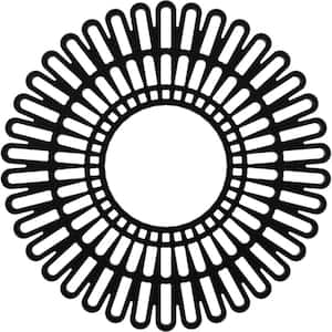 20 in. O.D. x 7-1/2 in. I.D. x 1/2 in. P Cornelius Architectural Grade PVC Peirced Ceiling Medallion