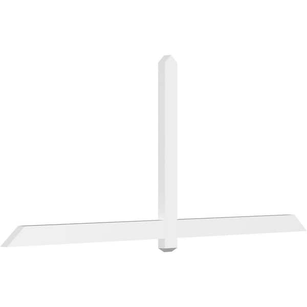 Ekena Millwork Eugene 96 in. W x 40 in. H x 2 in. D Signature Polyurethane Bracket