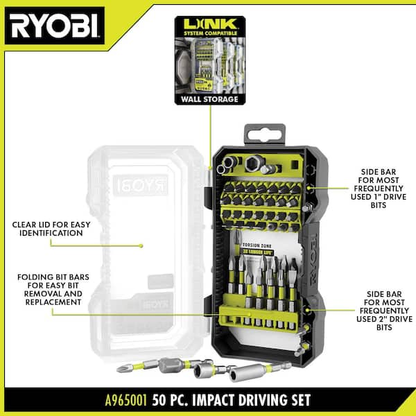 Ryobi impact driving kit sale