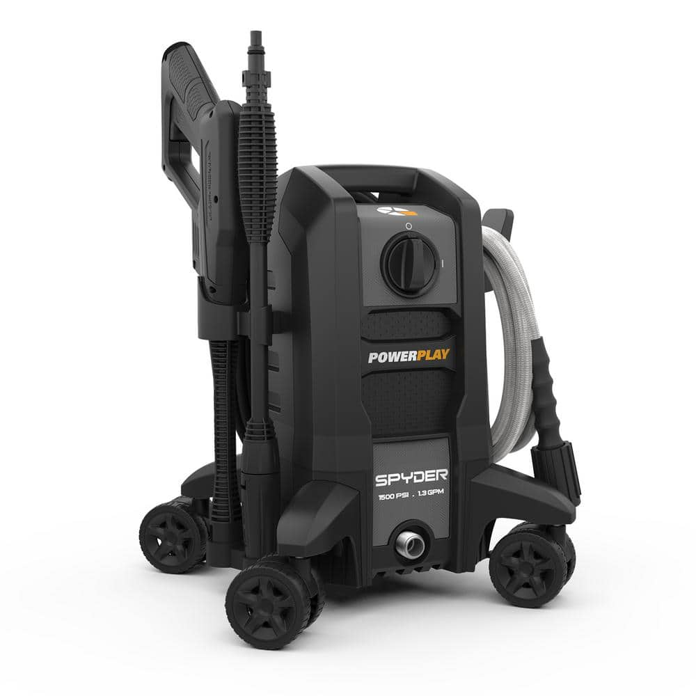 Powerplay Spyder 1500 Psi 1 3 Gpm Electric Pressure Washer Spy1500v The Home Depot