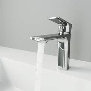 Davidson Single Handle Single-Hole Bathroom Faucet in Chrome