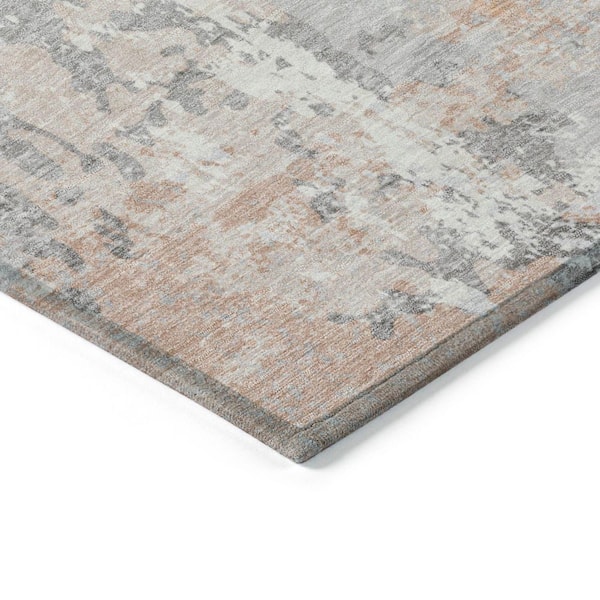 Chantille Machine Washable Indoor/Outdoor Abstract ACN1848 Coral 2 ft. x 3 ft. Accent Rug