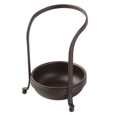 despensa o baño bronce cesta de alambre grande de metal InterDesign York Lyra Cesto organizador de cocina apilable para armario 