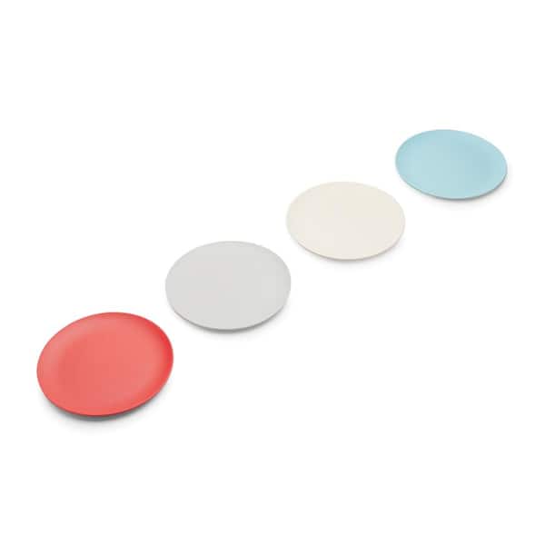 RED ROVER Bamboo Kids' Plates, Set of 4