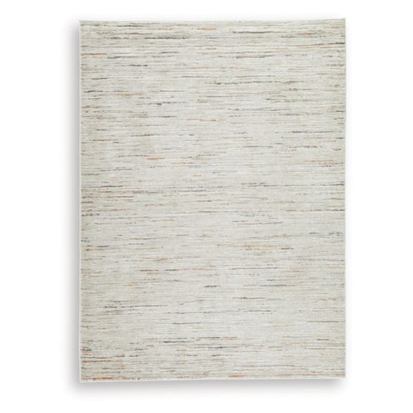 Harjot 5 ft. x 7 ft. Beige Striped Area Rug