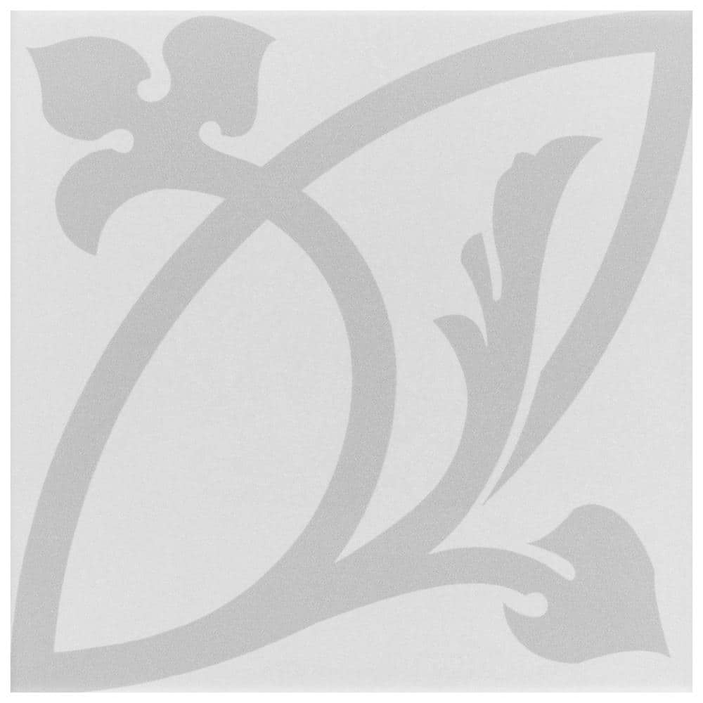 Caprice Liberty White 7-7/8 in. x 7-7/8 in. Porcelain Floor and Wall Take Home Tile Sample price history on PriceWatchPro