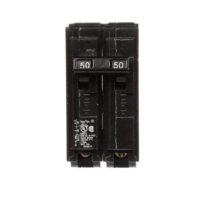 Siemens - 50 - Double Pole Breakers - Circuit Breakers - The Home Depot