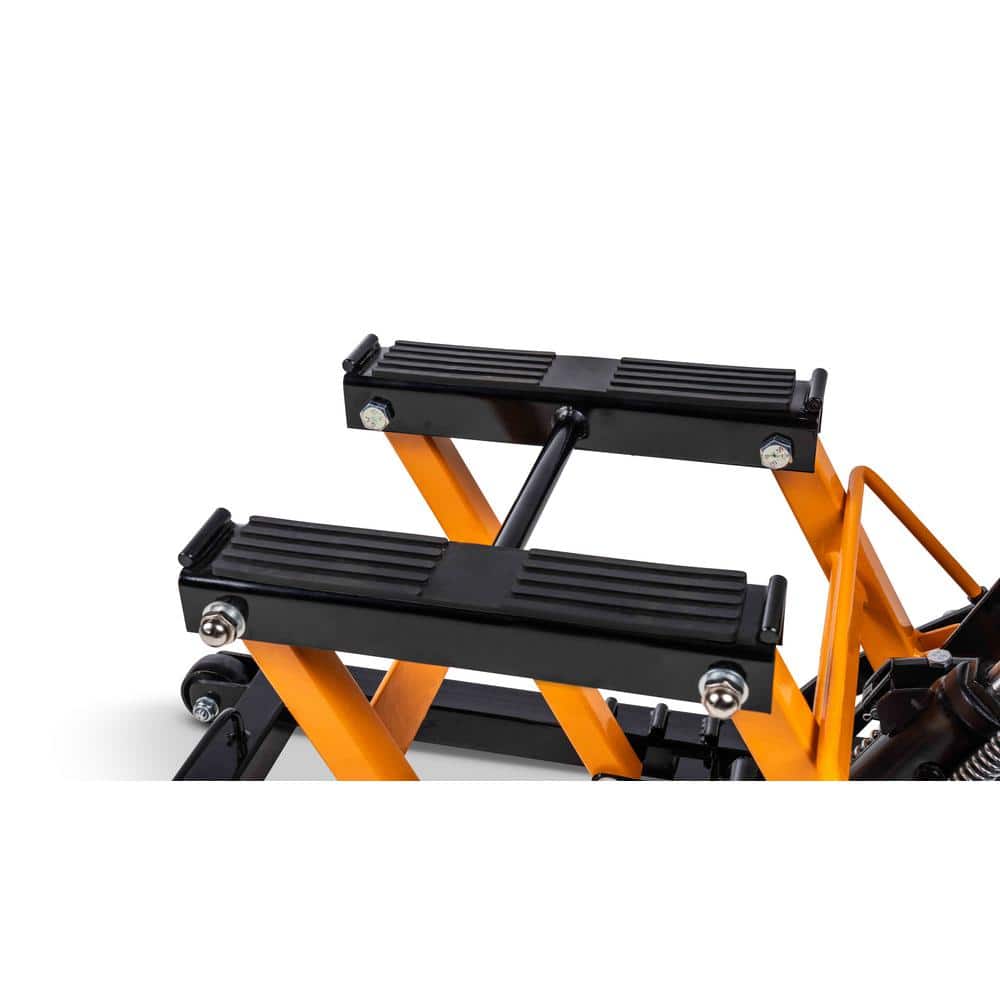 GEARWRENCH 1500 lbs. ATV/Motorcycle Floor Jack with Foot Pedal Lift GWMJ15LB