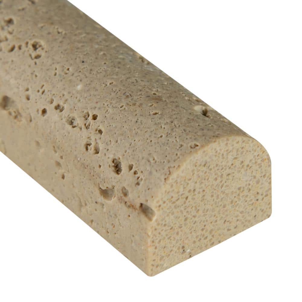 MSI Chairo Pencil Molding 0.75 in. x 12 in. Honed Engineered Stone ...