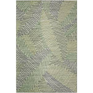 Modena Moss 8 ft. x 10 ft. Abstract Area Rug