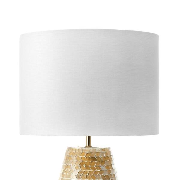Nuloom Boulder 25 In Yellow, Yellow And Gray Table Lamps