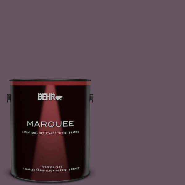 BEHR MARQUEE 1 gal. #690F-7 Indulgent Flat Exterior Paint & Primer