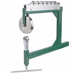 Professional Sharper Benchtop English Wheel Workbench Machine Sheet Metal Shaping Bench in Green