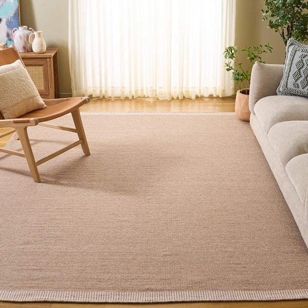 Vermont 9 ft. x 12 ft. Beige/Ivory Solid Color Modern Area Rug